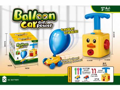 Balloon Car Air Power - Wyrzutnia balonów - zabawka z napędem balonowym