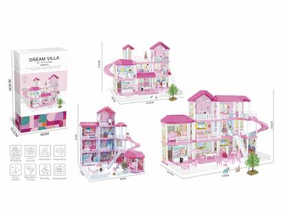 Duży domek dla lalek - Domek dla lalki Dream Villa 