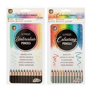 12 kolorowych ołówków w puszce, mix 2 szt.